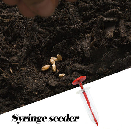 Handheld Seed Dispenser Set of 4, Manual Seeder Sower for Garden Pots & Planting