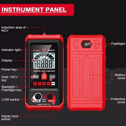 2000 Counts Smart Digital Multimeter Auto-Ranging Voltmeter for Measurement