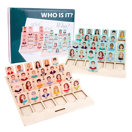 Wooden Guessing Game Board – Logical Thinking Training Toy for Kids
