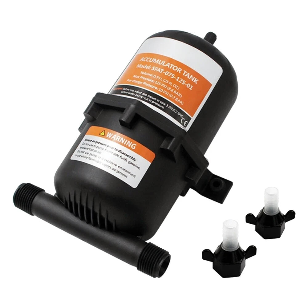 0.75L Marine/RV Water Pressure Pump Accumulator Tank - 125 PSI