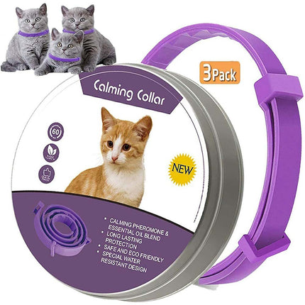 Natural Lavender Cat Calming Collar – Pheromone Relaxation 38cm