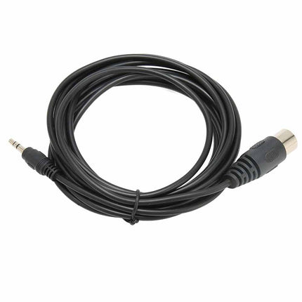 7-Pin DIN MIDI Male to 3.5mm Male Stereo Cable - 1.5m HiFi Plug & Play