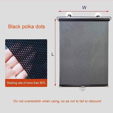 Universal Fit Retractable Car Sunshade - Windshield Heat Blocker & Sun Visor