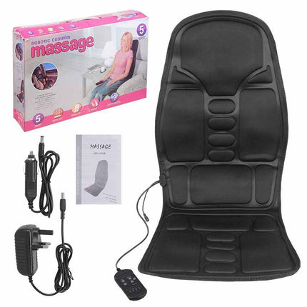 7-Motor Full Body Massage Cushion with Heat | 8 Modes for Back, Neck, Shoulders & Lumbar