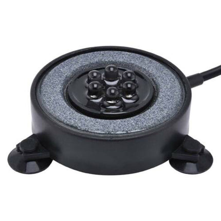 Aquarium Air Stone Disc 7 Color LED Bubble Light for Fish Tank