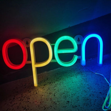 LED Open Sign Light Bar for Shop Window, Hotel, Restaurant Hanging Display