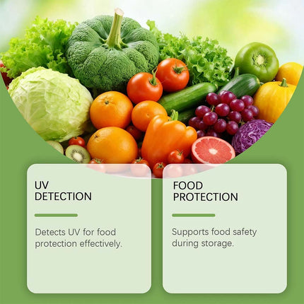 Portable UV Black Light Flashlight, UV Inspection Light for Vegetable & Food Contamination Detection