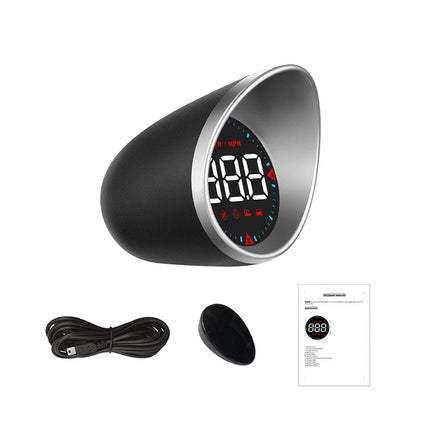 GPS HUD Speedometer for Cars: Windshield Projector with Speed Alerts to Keep You Focused on Road