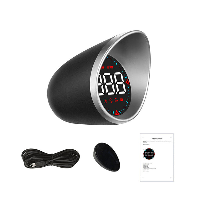 GPS HUD Speedometer for Cars: Windshield Projector with Speed Alerts to Keep You Focused on Road