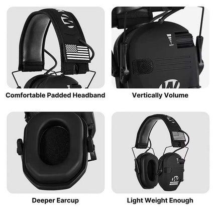Slim Electronic Shooting Earmuff – Noise-Blocking Hearing Protection