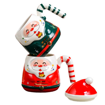 400ml Christmas Ceramic Santa Coffee Mug with Gift Box Xmas Present