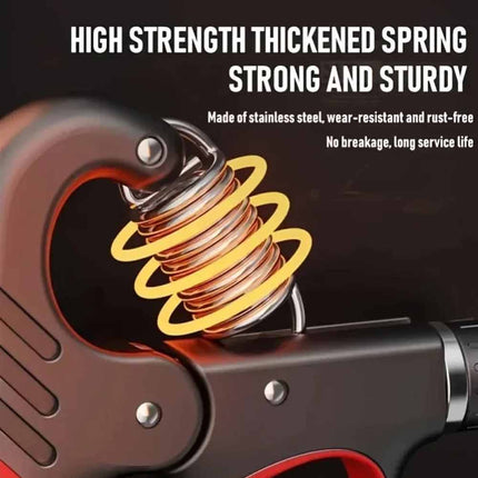 5-100kg Digital Hand Gripper, Adjustable Wrist Expander with Counter