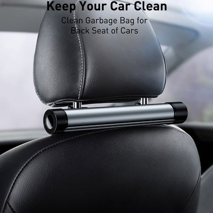 Car Trash Can Litter Bag Garbage Waste Bin with Lid Seat Organizer Accessory