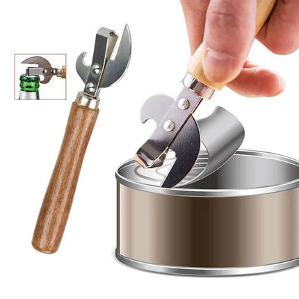 Stainless Steel Traditional Stab Can Opener for Tin & Food Cans