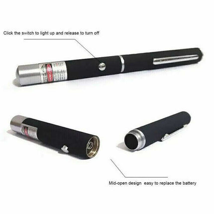 3x Laser Pointer Green Purple Red Light for Cat Dog Pet Office