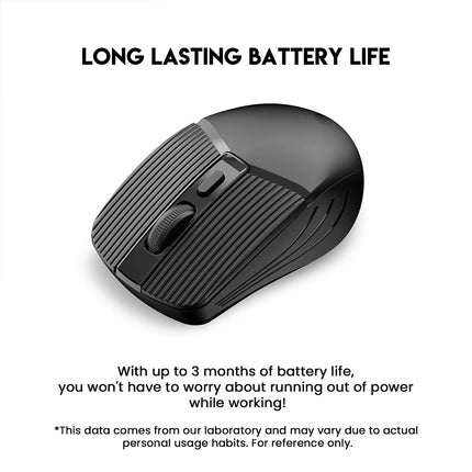 2.4G Slim Wireless Mouse | 3 DPI Optical Sensor for PC/Mac/Laptop