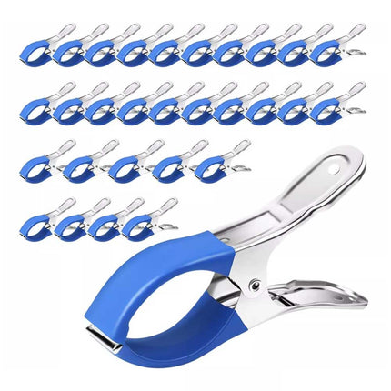 6Pcs 12CM Stainless Steel Pool Cover Clamps for Secure Fastening