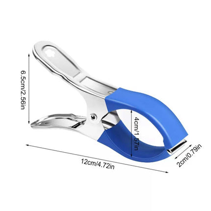6Pcs 12CM Stainless Steel Pool Cover Clamps for Secure Fastening