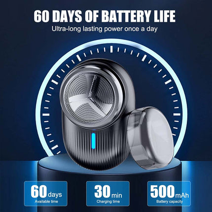 Mini Portable USB Rechargeable Electric Razor for Home & Travel