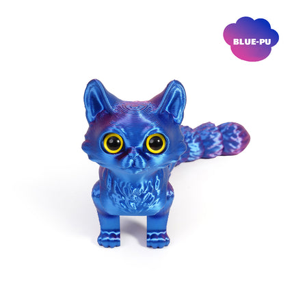 16CM Articulated Cat Toy, 3D Printed PLA Joints Fidget Figurine Gift