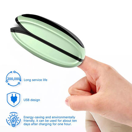Rechargeable OLED Finger Pulse Oximeter, Blood Oxygen & Heart Rate Monitor