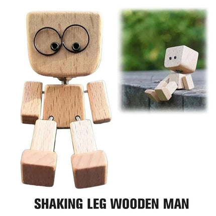 Wooden man car decoration ornament 12 emoticon accessories