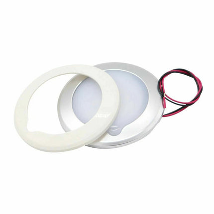 Round Dimmer LED Spot Light, 12V-24V Touch Downlight for RV, Caravan, Camper, and Boat Interior