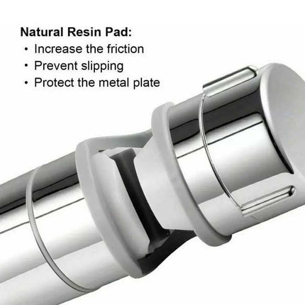 Adjustable Shower Riser Rail Holder & Hose Slider Clamp