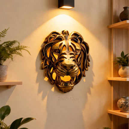 Lion Sculptures Outdoor Wall Art Garden Ornaments Home Decor