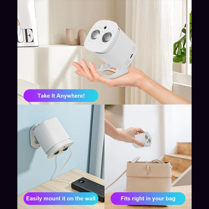 Smart Nebula Galaxy Projector Starry LED Night Light for Ceiling & Wall