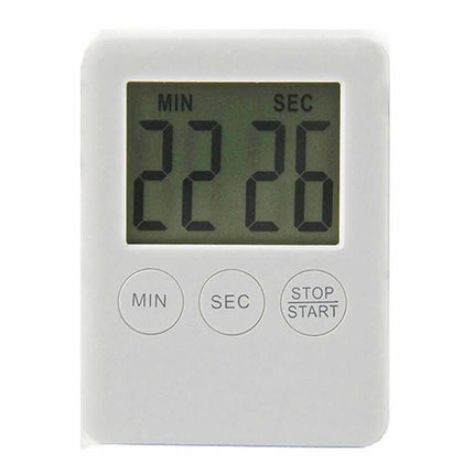 Large LCD Kitchen Timer Count Up/Down Loud Alarm Magnetic