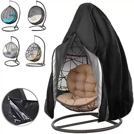 210D Waterproof Oxford Outdoor Hanging Egg Chair Cover – Heavy Duty Dust & Rain Protection, Universal Fit for Patio Garden