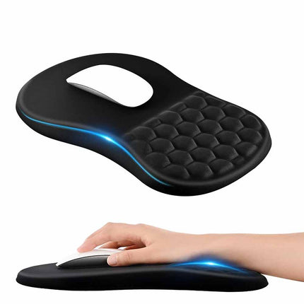 Ergonomic Gaming Mouse Pad with Massage Wrist Support Design