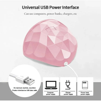 88W LED UV Nail Lamp Dryer Curing Light for Gel Acrylic Professional Spa Tool