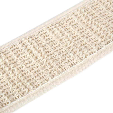 Exfoliating Loofah Back Scrubber Strap – Natural Bath Sponge for Shower