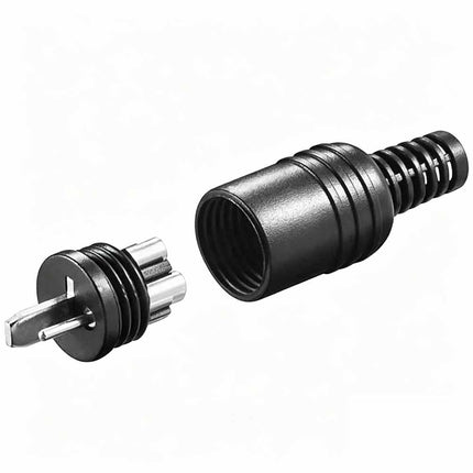 Pack of 2 2-Pin DIN Hi-Fi Speaker Audio Connector with Screw Connections