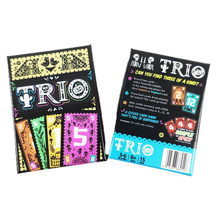 Trio Family Card Game – 2024 Nominee, Fun Party Game for 3-6 Players