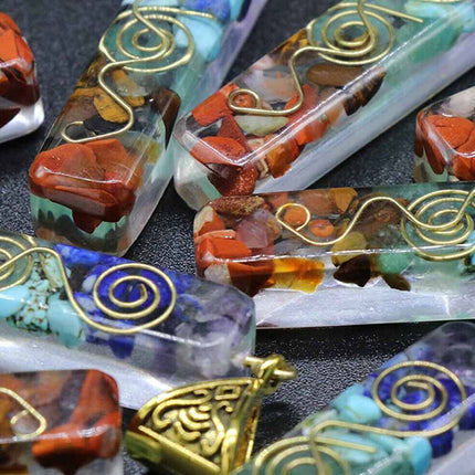 7 Chakra Healing Crystal Necklace Energy Pendant for Yoga Meditation