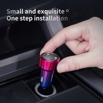 Baseus 45W Car Charger: PD3.0 QC4.0 Fast USB-C Adapter for MacBook Air, iPhone 15, Galaxy, iPad Pro in Car