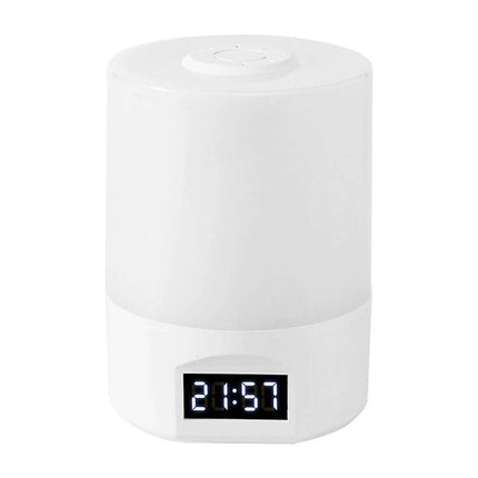 Touch Control Remote LED Night Light with Digital Time Display for Bedside