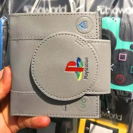 Playstation Console Shaped Double Fold Student Wallet
