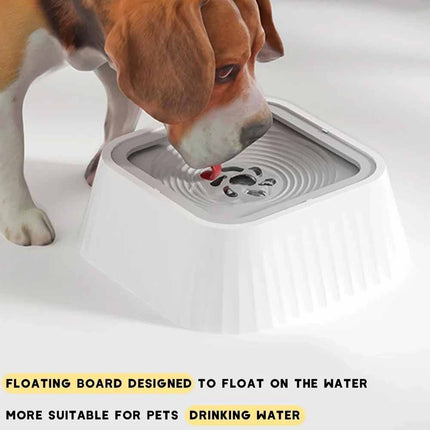1.5L Non-Spill Splash Proof Anti-Slip Dog Water Bowl for Car & Home