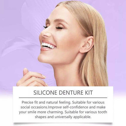 Comfort Fit Silicone Denture Set for Dentures & Veneers