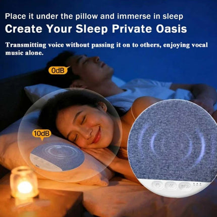 Portable Wireless Bluetooth Bone Conduction Speaker – Ultra-Slim Under Pillow Design for Sleeping & Relaxation