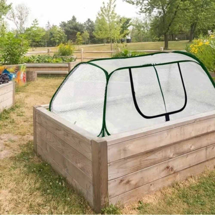 Pop-Up Garden Mesh Plant Cover for Raised Beds with Storage Bag