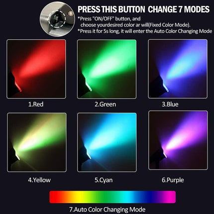 RGB 10 LEDs Solar Garden Lights Outdoor Landscape Yard Lawn Spotlight