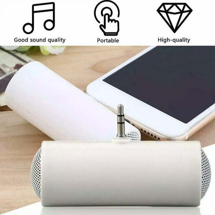 2X Mini Portable Speaker with 3.5mm Line-in for Tablet & Smartphone