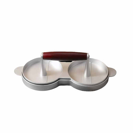Double Burger Press Non Stick Aluminium Beef Patty Maker for BBQ
