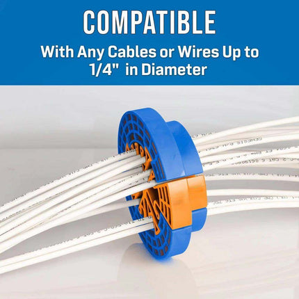 Ethernet Cable Comb Tool for Cat5/Cat5e/Cat6/Cat7 RJ45 Cable Management