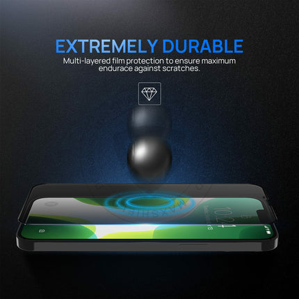 Privacy Tempered Glass Screen Protector for iPhone 16/15/14/13/12/11 Pro Max/XR